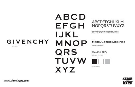 givenchy letter font